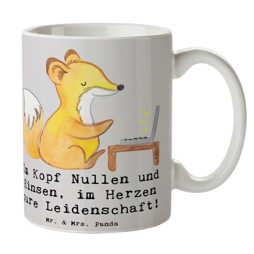 Mug Im Kopf Nullen und Einsen, im Herzen pure Leidenschaft! Bürotasse, Geschenktasse, Tasse mit Motiven, Keramiktasse, Teetasse, Tasse, Kaffeetasse, Tasse mit Zitaten, Porzellantasse, Beruf, Ausbildung, Jubiläum, Abschied, Rente, Kollege, Kollegin, Geschenk, Schenken, Arbeitskollege, Mitarbeiter, Firma, Danke, Dankeschön