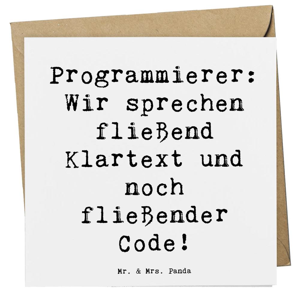 Deluxe Karte Spruch Programmierer Codeflüsterer Klappkarte, Hochzeitskarte, Grußkarte, Hochwertige Grußkarte, Hochwertige Klappkarte, Geburtstagskarte, Karte, Einladungskarte, Glückwunschkarte, Beruf, Ausbildung, Jubiläum, Abschied, Rente, Kollege, Kollegin, Geschenk, Schenken, Arbeitskollege, Mitarbeiter, Firma, Danke, Dankeschön