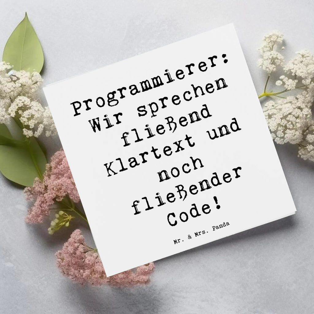 Deluxe Karte Spruch Programmierer Codeflüsterer Klappkarte, Hochzeitskarte, Grußkarte, Hochwertige Grußkarte, Hochwertige Klappkarte, Geburtstagskarte, Karte, Einladungskarte, Glückwunschkarte, Beruf, Ausbildung, Jubiläum, Abschied, Rente, Kollege, Kollegin, Geschenk, Schenken, Arbeitskollege, Mitarbeiter, Firma, Danke, Dankeschön