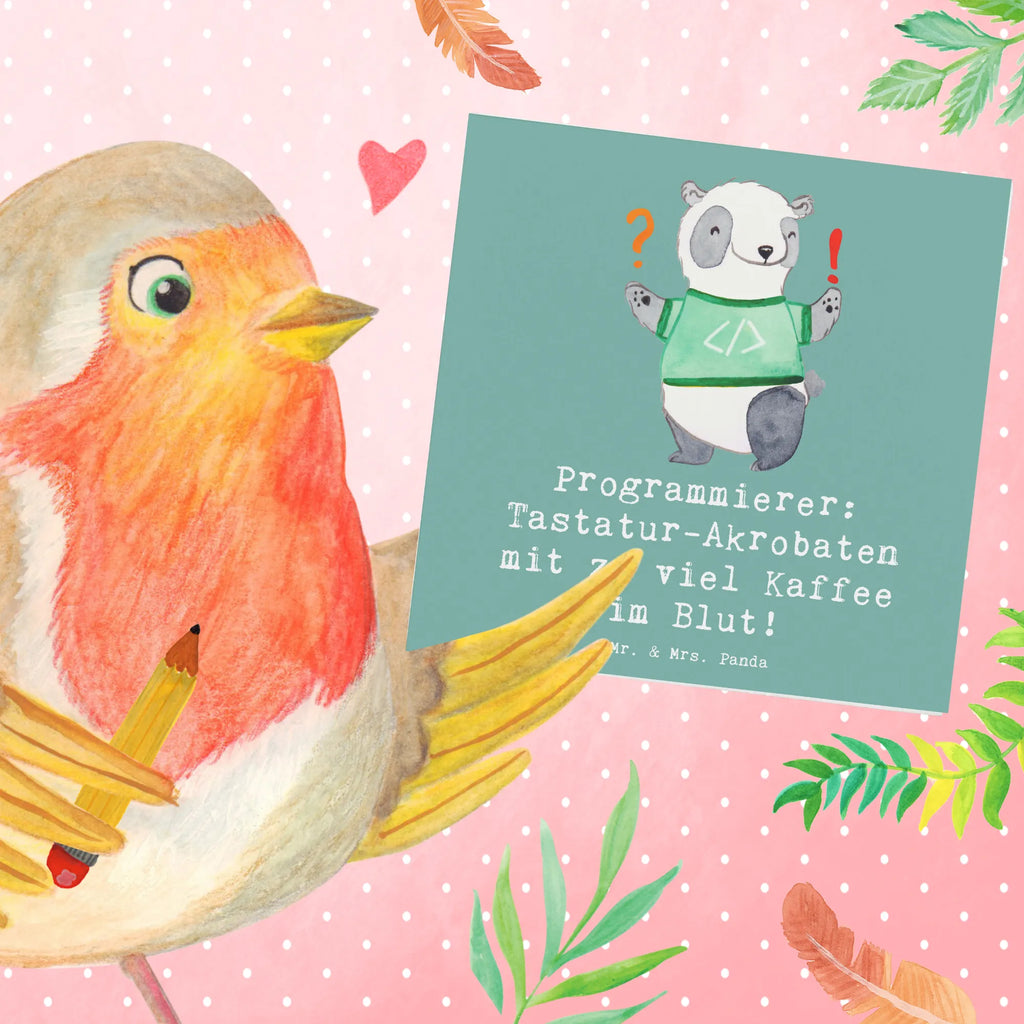 Deluxe Karte Programmierer Kaffeeheld Glückwunschkarte, Grußkarte, Geburtstagskarte, Karte, Hochwertige Klappkarte, Hochwertige Grußkarte, Hochzeitskarte, Einladungskarte, Klappkarte, Beruf, Ausbildung, Jubiläum, Abschied, Rente, Kollege, Kollegin, Geschenk, Schenken, Arbeitskollege, Mitarbeiter, Firma, Danke, Dankeschön