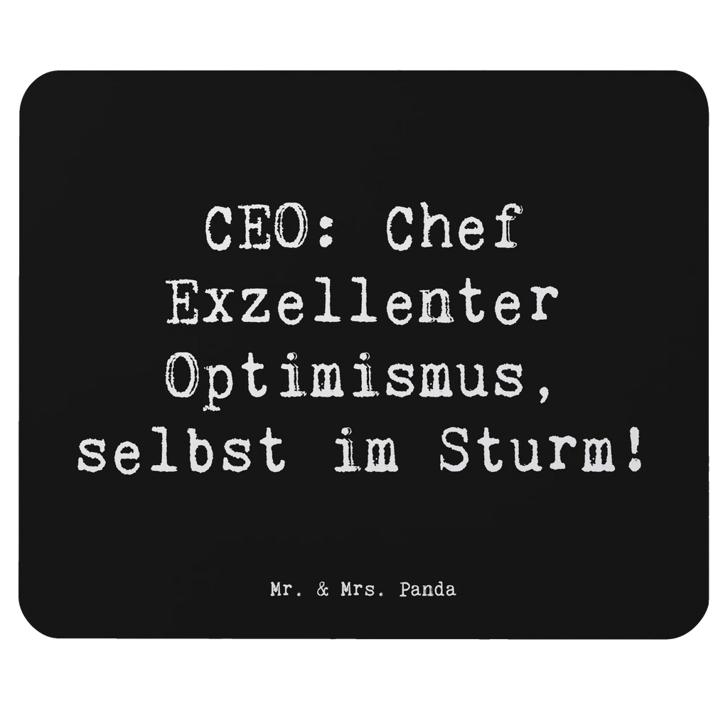 Mauspad Spruch CEO Optimismus Mausunterlage, Arbeitszimmer, Mousepad, Einzigartiges Mauspad, Büroausstattung, Computer zubehör, Mauspad Büro, Designer Mauspad, PC Zubehör, Mauspad, Beruf, Ausbildung, Jubiläum, Abschied, Rente, Kollege, Kollegin, Geschenk, Schenken, Arbeitskollege, Mitarbeiter, Firma, Danke, Dankeschön
