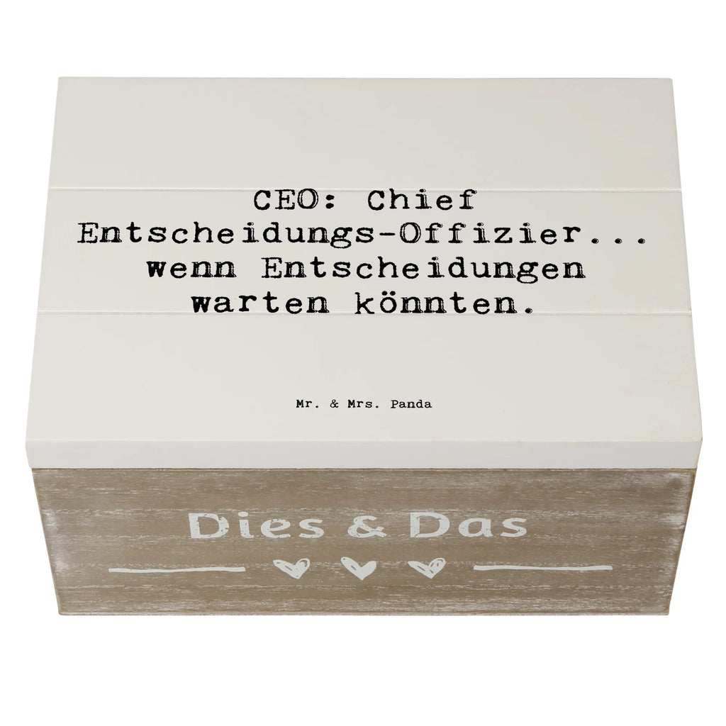 Holzkiste Spruch CEO Entscheidungen Erinnerungsbox, Dekokiste, Holzkiste, Kiste, Schatulle, Geschenkdose, Schatzkiste, Aufbewahrungsbox, Geschenkbox, Erinnerungskiste, Truhe, XXL, Beruf, Ausbildung, Jubiläum, Abschied, Rente, Kollege, Kollegin, Geschenk, Schenken, Arbeitskollege, Mitarbeiter, Firma, Danke, Dankeschön