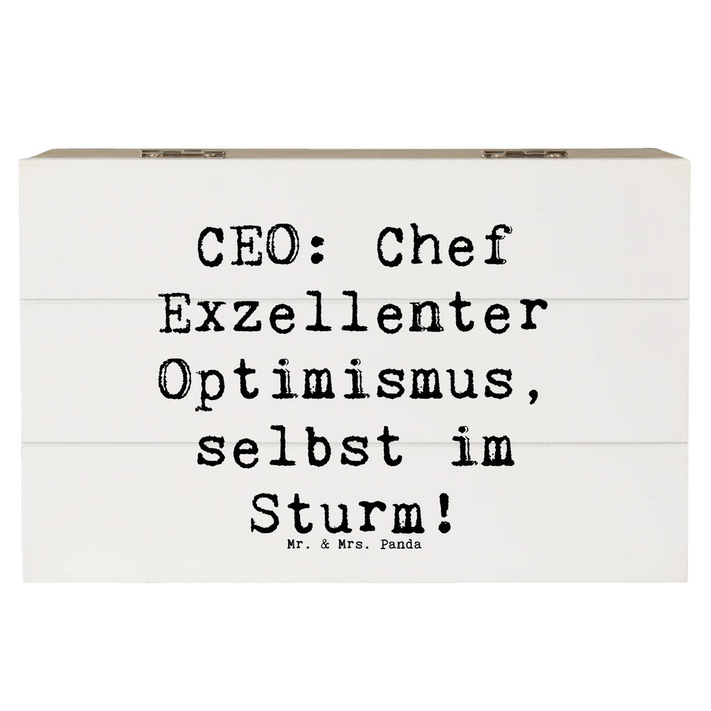 Holzkiste Spruch CEO Optimismus Erinnerungskiste, Erinnerungsbox, XXL, Aufbewahrungsbox, Kiste, Dekokiste, Truhe, Schatulle, Schatzkiste, Geschenkbox, Holzkiste, Geschenkdose, Beruf, Ausbildung, Jubiläum, Abschied, Rente, Kollege, Kollegin, Geschenk, Schenken, Arbeitskollege, Mitarbeiter, Firma, Danke, Dankeschön