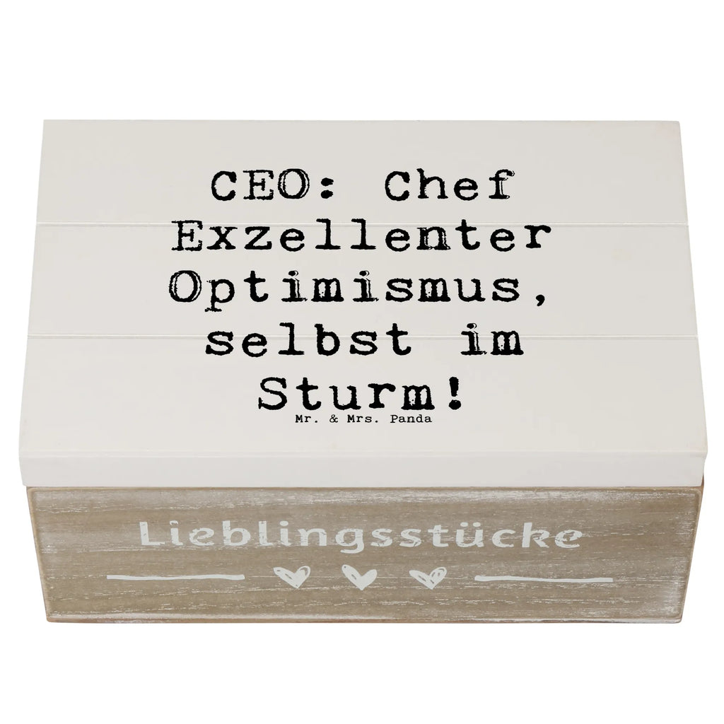 Holzkiste Spruch CEO Optimismus Erinnerungskiste, Erinnerungsbox, XXL, Aufbewahrungsbox, Kiste, Dekokiste, Truhe, Schatulle, Schatzkiste, Geschenkbox, Holzkiste, Geschenkdose, Beruf, Ausbildung, Jubiläum, Abschied, Rente, Kollege, Kollegin, Geschenk, Schenken, Arbeitskollege, Mitarbeiter, Firma, Danke, Dankeschön