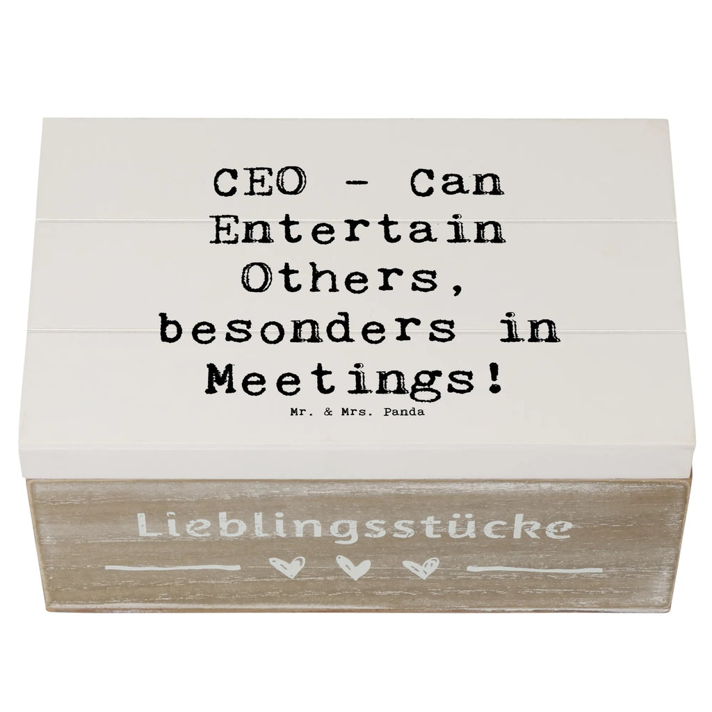 Wooden chest Saying CEO - Can Entertain Others, besonders in Meetings! Geschenkdose, Holzkiste, Truhe, Schatzkiste, Schatulle, XXL, Aufbewahrungsbox, Dekokiste, Erinnerungskiste, Kiste, Geschenkbox, Erinnerungsbox, Beruf, Ausbildung, Jubiläum, Abschied, Rente, Kollege, Kollegin, Geschenk, Schenken, Arbeitskollege, Mitarbeiter, Firma, Danke, Dankeschön