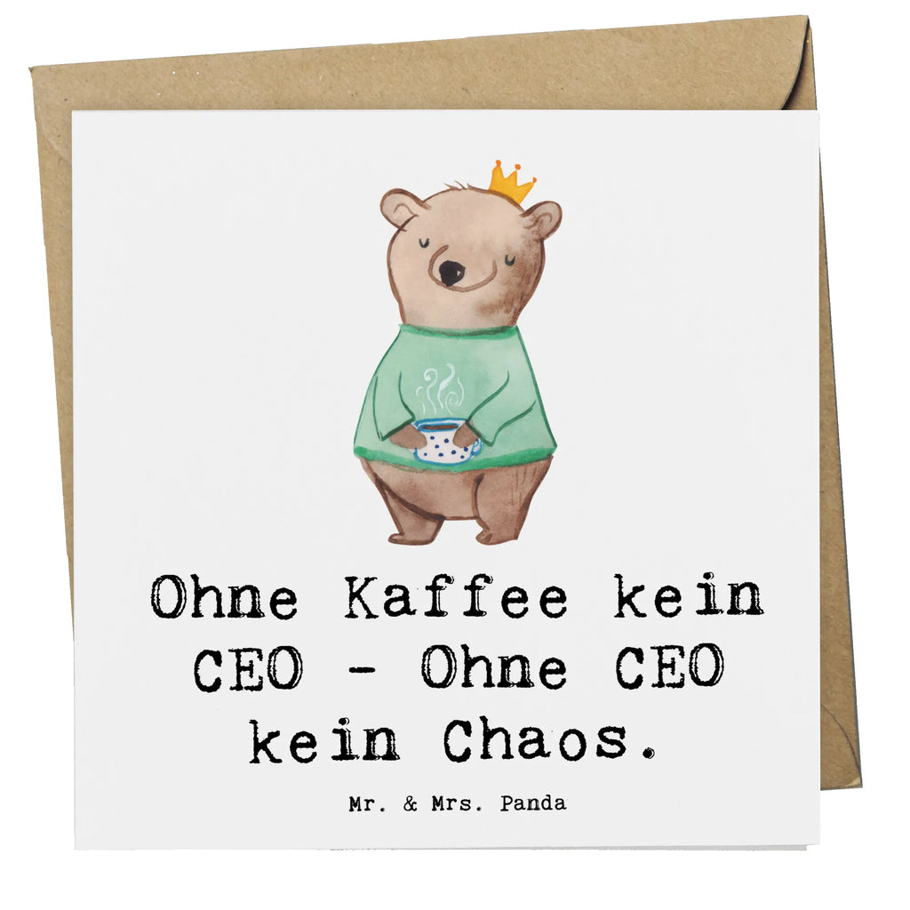 Deluxe Karte CEO ohne Chaos Hochwertige Grußkarte, Klappkarte, Geburtstagskarte, Glückwunschkarte, Einladungskarte, Karte, Grußkarte, Hochwertige Klappkarte, Hochzeitskarte, Beruf, Ausbildung, Jubiläum, Abschied, Rente, Kollege, Kollegin, Geschenk, Schenken, Arbeitskollege, Mitarbeiter, Firma, Danke, Dankeschön