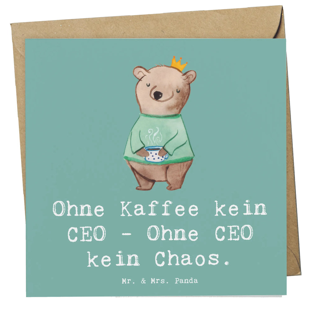 Deluxe Karte CEO ohne Chaos Hochwertige Grußkarte, Klappkarte, Geburtstagskarte, Glückwunschkarte, Einladungskarte, Karte, Grußkarte, Hochwertige Klappkarte, Hochzeitskarte, Beruf, Ausbildung, Jubiläum, Abschied, Rente, Kollege, Kollegin, Geschenk, Schenken, Arbeitskollege, Mitarbeiter, Firma, Danke, Dankeschön