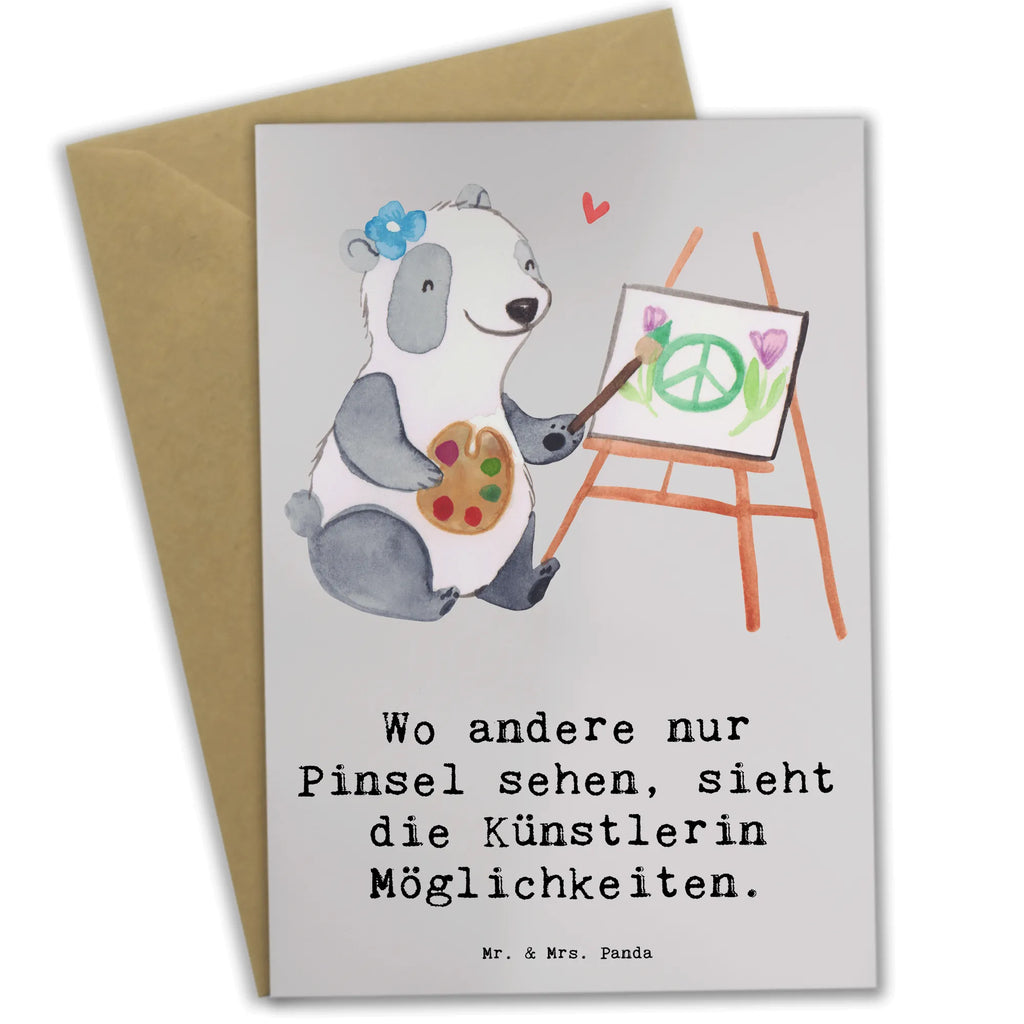Greetings card Wo andere nur Pinsel sehen, sieht die Künstlerin Möglichkeiten. kommunionskarte, spruchkarte, weihnachtskarten, neujahrskarte, hochzeitskarten, Grußkarte, einladungskarten, doppelkarte, osterkarte, Grußkarten, dankeskarten, Motivkarte, Klappkarte, firmungskarte, osterkarten, glückwunschkarten, valentinstagskarte, Glückwunschkarte, genesungskarte, Beileidskarte, abiturkarte, jubiläumskarte, babykarte, faltkarte, vatertagskarte, Geschenk, Schenken, Jubiläum, Danke, Dankeschön, Beruf, Ausbildung, Abschied, Rente, Kollege, Kollegin, Arbeitskollege, Mitarbeiter, Firma