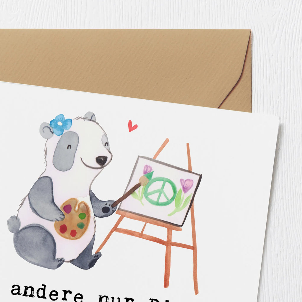 Deluxe Card Wo andere nur Pinsel sehen, sieht die Künstlerin Möglichkeiten. Einladungskarte, Hochwertige Grußkarte, Hochwertige Klappkarte, Karte, Geburtstagskarte, Glückwunschkarte, Grußkarte, Klappkarte, Hochzeitskarte, Beruf, Ausbildung, Jubiläum, Abschied, Rente, Kollege, Kollegin, Geschenk, Schenken, Arbeitskollege, Mitarbeiter, Firma, Danke, Dankeschön