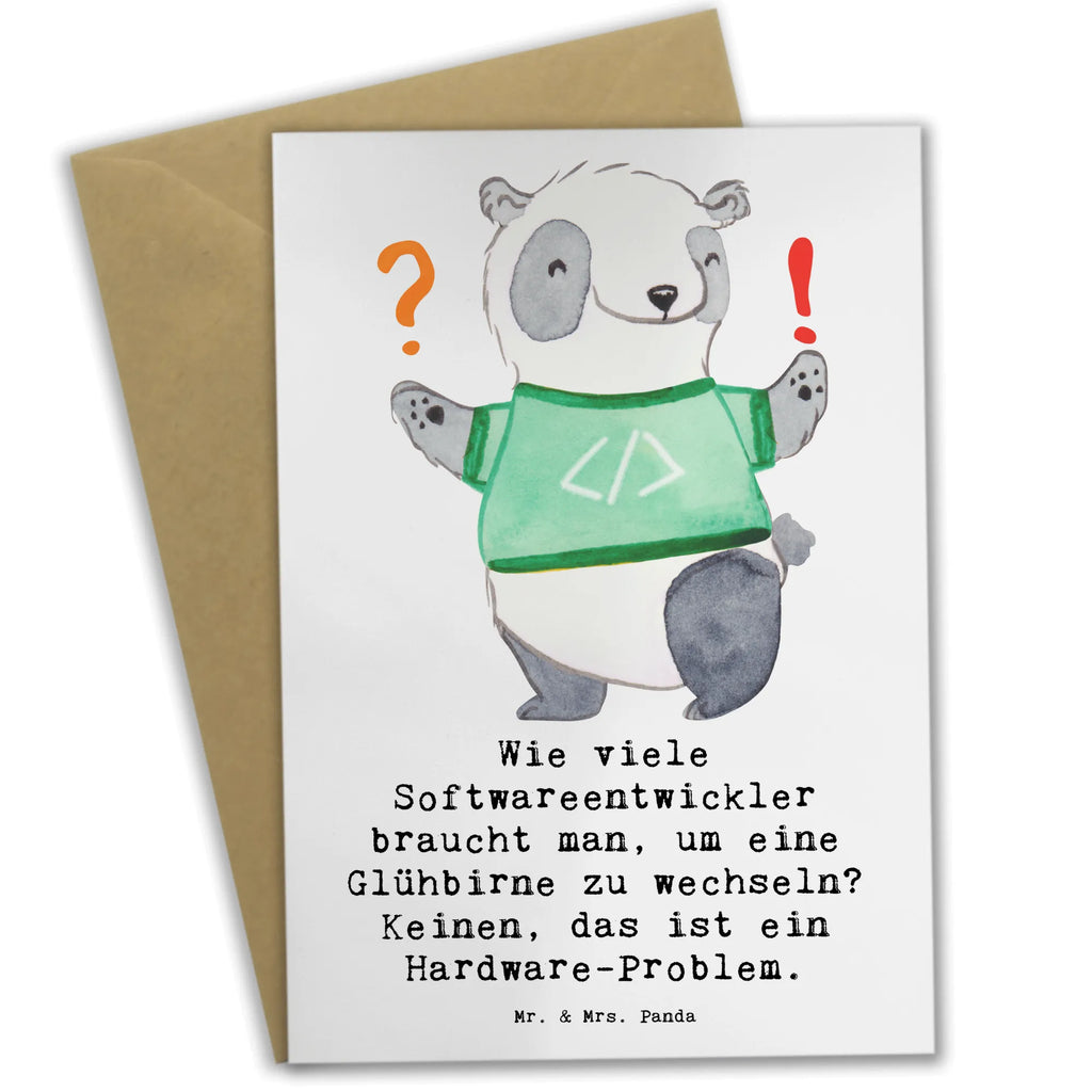 Grußkarte Softwareentwickler Glühbirne Karte, Hochzeitskarte, Geburtstagskarte, Ansichtskarten, Grußkarte, Klappkarte, Einladungskarte, Glückwunschkarte, Beruf, Ausbildung, Jubiläum, Abschied, Rente, Kollege, Kollegin, Geschenk, Schenken, Arbeitskollege, Mitarbeiter, Firma, Danke, Dankeschön