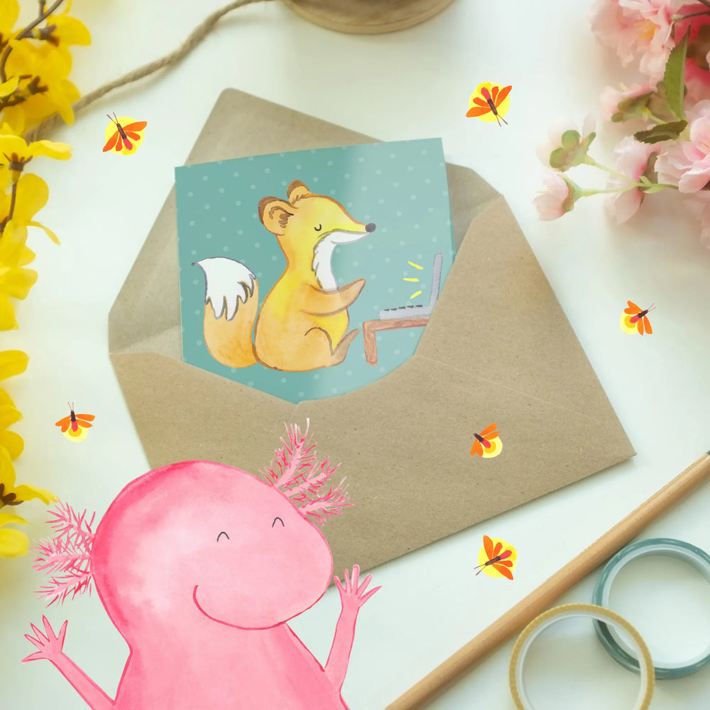 Greetings card Mein Computer versteht mich ohne Worte. Geburtstagskarte, Ansichtskarten, Hochzeitskarte, Klappkarte, Einladungskarte, Grußkarte, Glückwunschkarte, Karte, Beruf, Ausbildung, Jubiläum, Abschied, Rente, Kollege, Kollegin, Geschenk, Schenken, Arbeitskollege, Mitarbeiter, Firma, Danke, Dankeschön