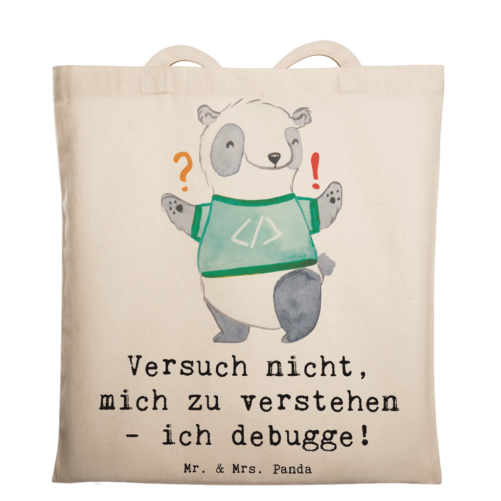 Tote bag Versuch nicht, mich zu verstehen - ich debugge! Shopper, Beutel, Laptoptasche, Umhängetasche, Badetasche, Tasche, Tragetasche, Jutebeutel, Einkaufstasche, Strandtasche, Stofftasche, Schultertasche, Einkaufstüte, Jutetasche, Beuteltasche, Stoffbeutel, Beruf, Ausbildung, Jubiläum, Abschied, Rente, Kollege, Kollegin, Geschenk, Schenken, Arbeitskollege, Mitarbeiter, Firma, Danke, Dankeschön