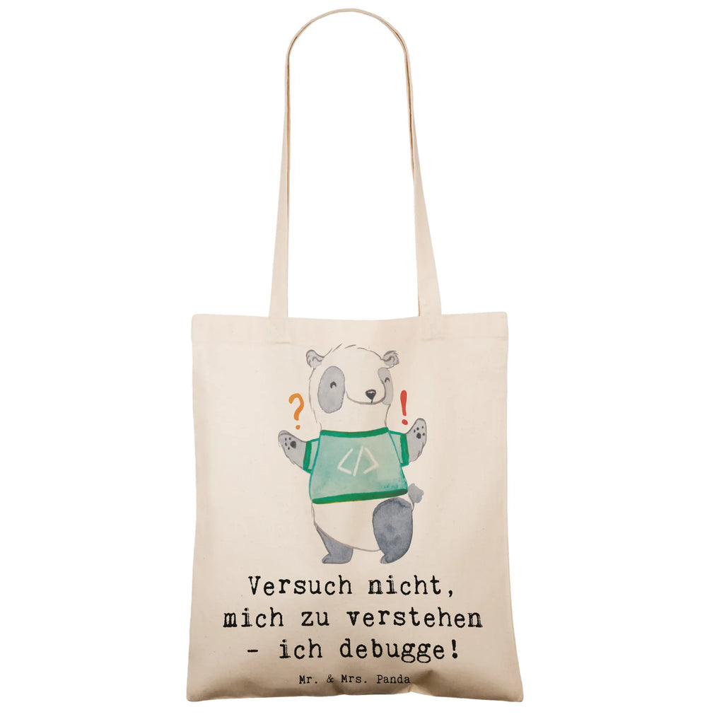 Tote bag Versuch nicht, mich zu verstehen - ich debugge! Shopper, Beutel, Laptoptasche, Umhängetasche, Badetasche, Tasche, Tragetasche, Jutebeutel, Einkaufstasche, Strandtasche, Stofftasche, Schultertasche, Einkaufstüte, Jutetasche, Beuteltasche, Stoffbeutel, Beruf, Ausbildung, Jubiläum, Abschied, Rente, Kollege, Kollegin, Geschenk, Schenken, Arbeitskollege, Mitarbeiter, Firma, Danke, Dankeschön