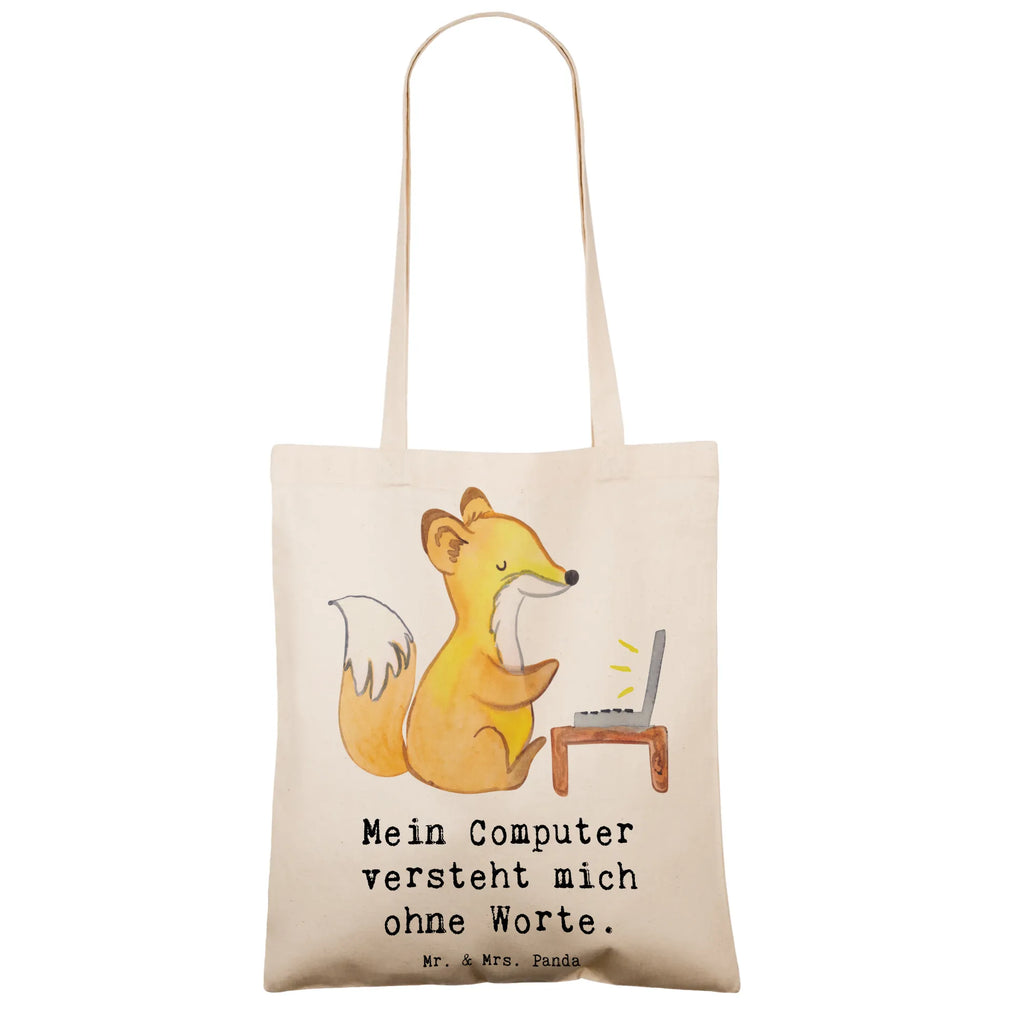 Tote bag Mein Computer versteht mich ohne Worte. Beutel, Schultertasche, Stofftasche, Strandtasche, Jutebeutel, Laptoptasche, Badetasche, Jutetasche, Einkaufstasche, Tragetasche, Tasche, Stoffbeutel, Shopper, Einkaufstüte, Umhängetasche, Beuteltasche, Beruf, Ausbildung, Jubiläum, Abschied, Rente, Kollege, Kollegin, Geschenk, Schenken, Arbeitskollege, Mitarbeiter, Firma, Danke, Dankeschön