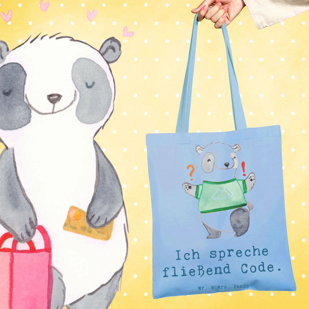 Tote bag Ich spreche fließend Code. Strandtasche, Stoffbeutel, Stofftasche, Badetasche, Shopper, Jutebeutel, Beutel, Schultertasche, Einkaufstüte, Tragetasche, Umhängetasche, Tasche, Beuteltasche, Einkaufstasche, Jutetasche, Laptoptasche, Beruf, Ausbildung, Jubiläum, Abschied, Rente, Kollege, Kollegin, Geschenk, Schenken, Arbeitskollege, Mitarbeiter, Firma, Danke, Dankeschön