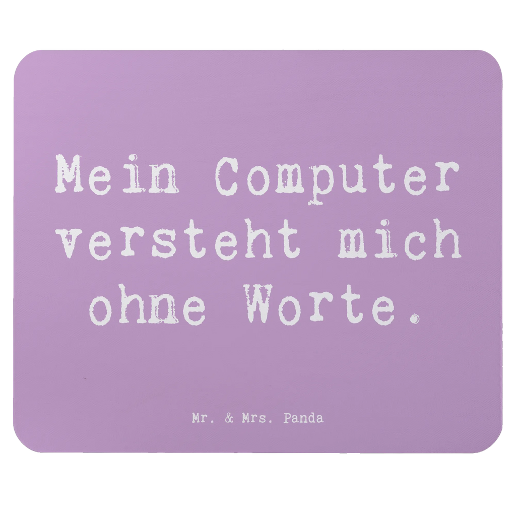 Mouse mat Saying Mein Computer versteht mich ohne Worte. Einzigartiges Mauspad, Mousepad, PC Zubehör, Büroausstattung, Mauspad, Mausunterlage, Computer zubehör, Mauspad Büro, Designer Mauspad, Arbeitszimmer, Beruf, Ausbildung, Jubiläum, Abschied, Rente, Kollege, Kollegin, Geschenk, Schenken, Arbeitskollege, Mitarbeiter, Firma, Danke, Dankeschön