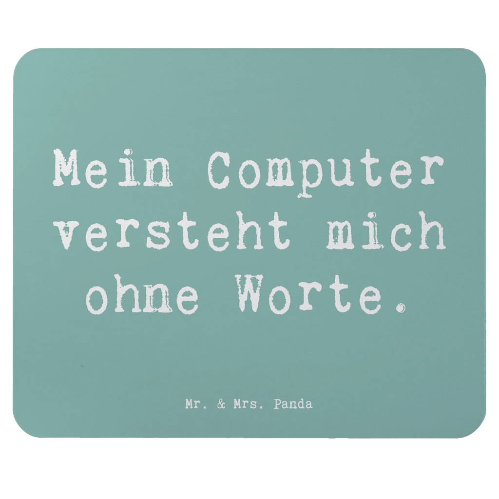 Mouse mat Saying Mein Computer versteht mich ohne Worte. Einzigartiges Mauspad, Mousepad, PC Zubehör, Büroausstattung, Mauspad, Mausunterlage, Computer zubehör, Mauspad Büro, Designer Mauspad, Arbeitszimmer, Beruf, Ausbildung, Jubiläum, Abschied, Rente, Kollege, Kollegin, Geschenk, Schenken, Arbeitskollege, Mitarbeiter, Firma, Danke, Dankeschön