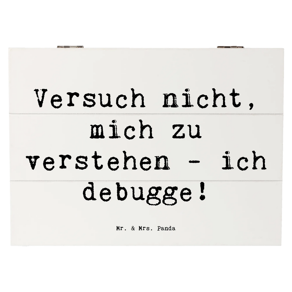 Holzkiste Spruch Softwareentwickler Debugging Geschenkbox, XXL, Erinnerungsbox, Schatzkiste, Schatulle, Dekokiste, Erinnerungskiste, Truhe, Aufbewahrungsbox, Kiste, Geschenkdose, Holzkiste, Beruf, Ausbildung, Jubiläum, Abschied, Rente, Kollege, Kollegin, Geschenk, Schenken, Arbeitskollege, Mitarbeiter, Firma, Danke, Dankeschön