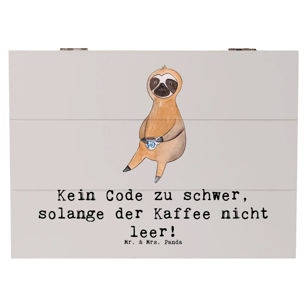 Holzkiste Code und Kaffee Aufbewahrungsbox, Geschenkbox, Schatulle, Dekokiste, Geschenkdose, Schatzkiste, Holzkiste, Erinnerungsbox, Truhe, Kiste, Erinnerungskiste, XXL, Beruf, Ausbildung, Jubiläum, Abschied, Rente, Kollege, Kollegin, Geschenk, Schenken, Arbeitskollege, Mitarbeiter, Firma, Danke, Dankeschön