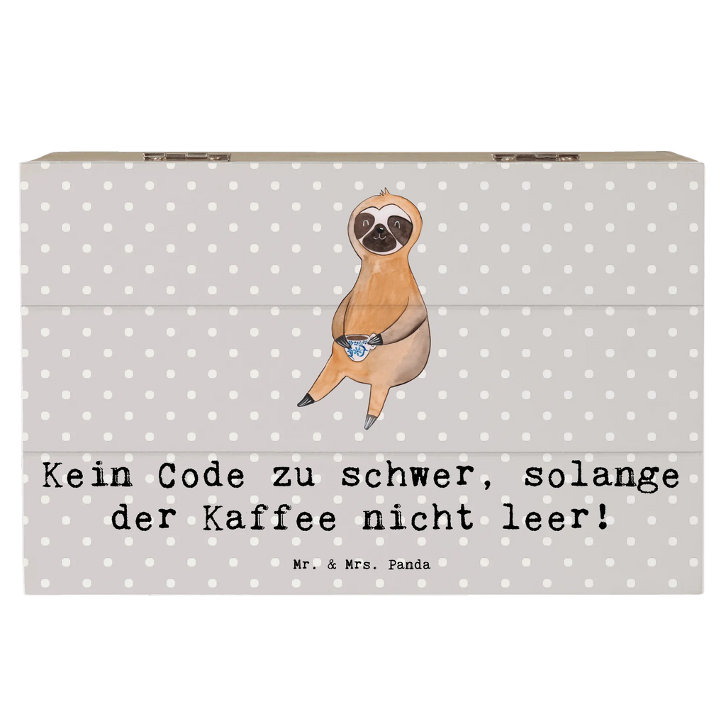 Holzkiste Code und Kaffee Aufbewahrungsbox, Geschenkbox, Schatulle, Dekokiste, Geschenkdose, Schatzkiste, Holzkiste, Erinnerungsbox, Truhe, Kiste, Erinnerungskiste, XXL, Beruf, Ausbildung, Jubiläum, Abschied, Rente, Kollege, Kollegin, Geschenk, Schenken, Arbeitskollege, Mitarbeiter, Firma, Danke, Dankeschön