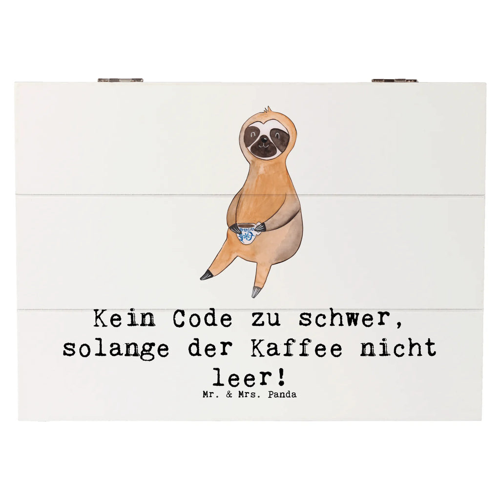 Holzkiste Code und Kaffee Aufbewahrungsbox, Geschenkbox, Schatulle, Dekokiste, Geschenkdose, Schatzkiste, Holzkiste, Erinnerungsbox, Truhe, Kiste, Erinnerungskiste, XXL, Beruf, Ausbildung, Jubiläum, Abschied, Rente, Kollege, Kollegin, Geschenk, Schenken, Arbeitskollege, Mitarbeiter, Firma, Danke, Dankeschön