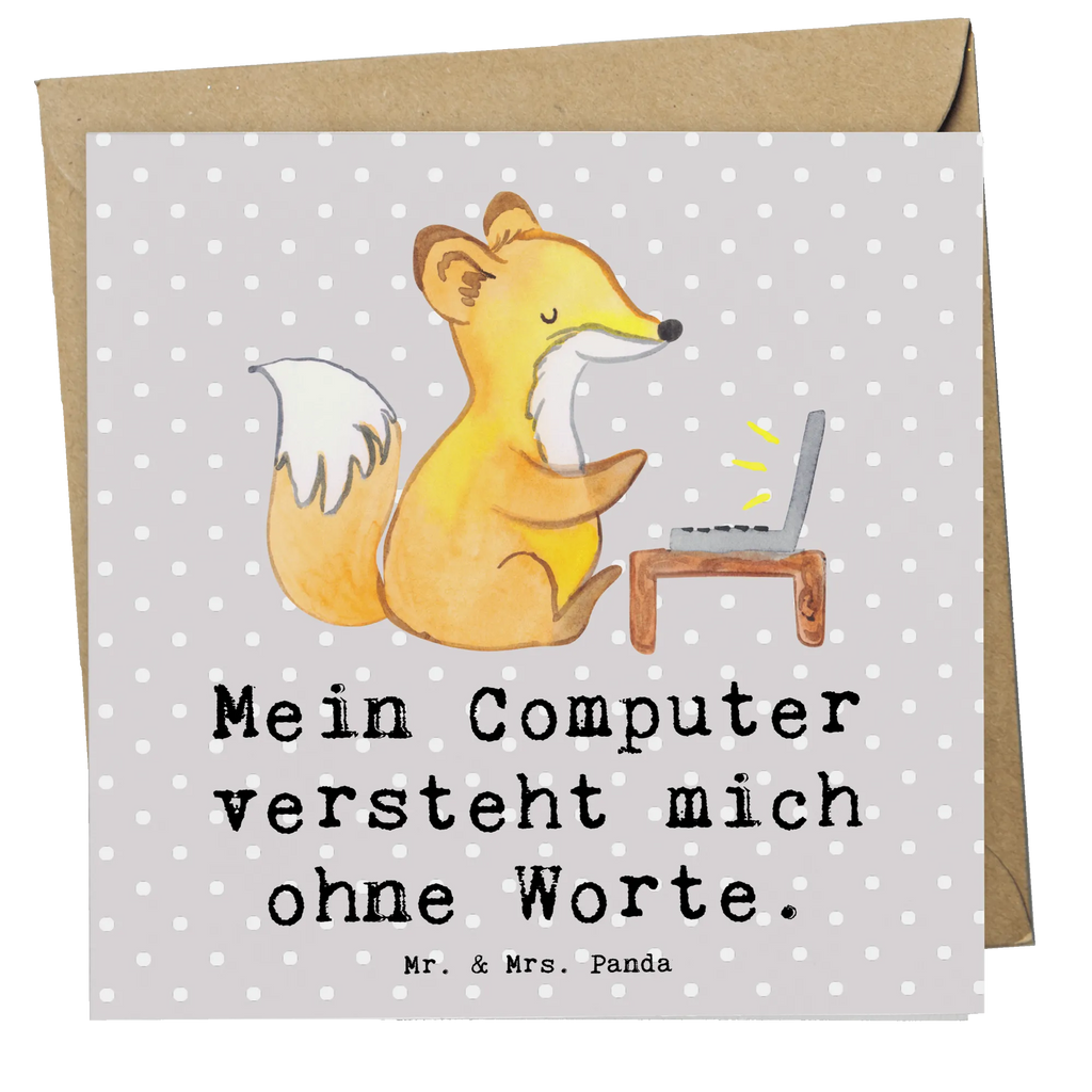 Deluxe Card Mein Computer versteht mich ohne Worte. Klappkarte, Hochwertige Grußkarte, Geburtstagskarte, Hochzeitskarte, Glückwunschkarte, Einladungskarte, Karte, Hochwertige Klappkarte, Grußkarte, Beruf, Ausbildung, Jubiläum, Abschied, Rente, Kollege, Kollegin, Geschenk, Schenken, Arbeitskollege, Mitarbeiter, Firma, Danke, Dankeschön