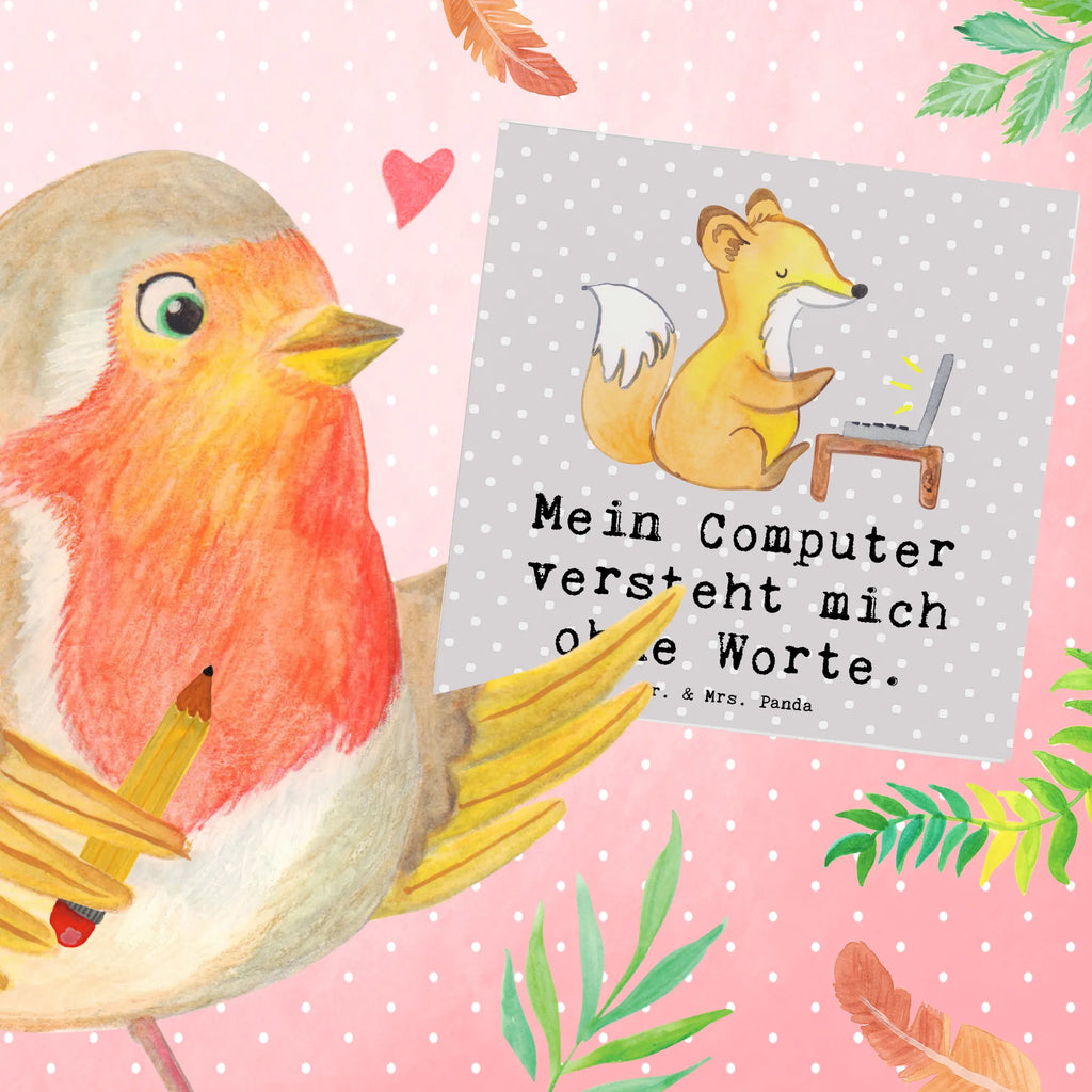 Deluxe Card Mein Computer versteht mich ohne Worte. Klappkarte, Hochwertige Grußkarte, Geburtstagskarte, Hochzeitskarte, Glückwunschkarte, Einladungskarte, Karte, Hochwertige Klappkarte, Grußkarte, Beruf, Ausbildung, Jubiläum, Abschied, Rente, Kollege, Kollegin, Geschenk, Schenken, Arbeitskollege, Mitarbeiter, Firma, Danke, Dankeschön