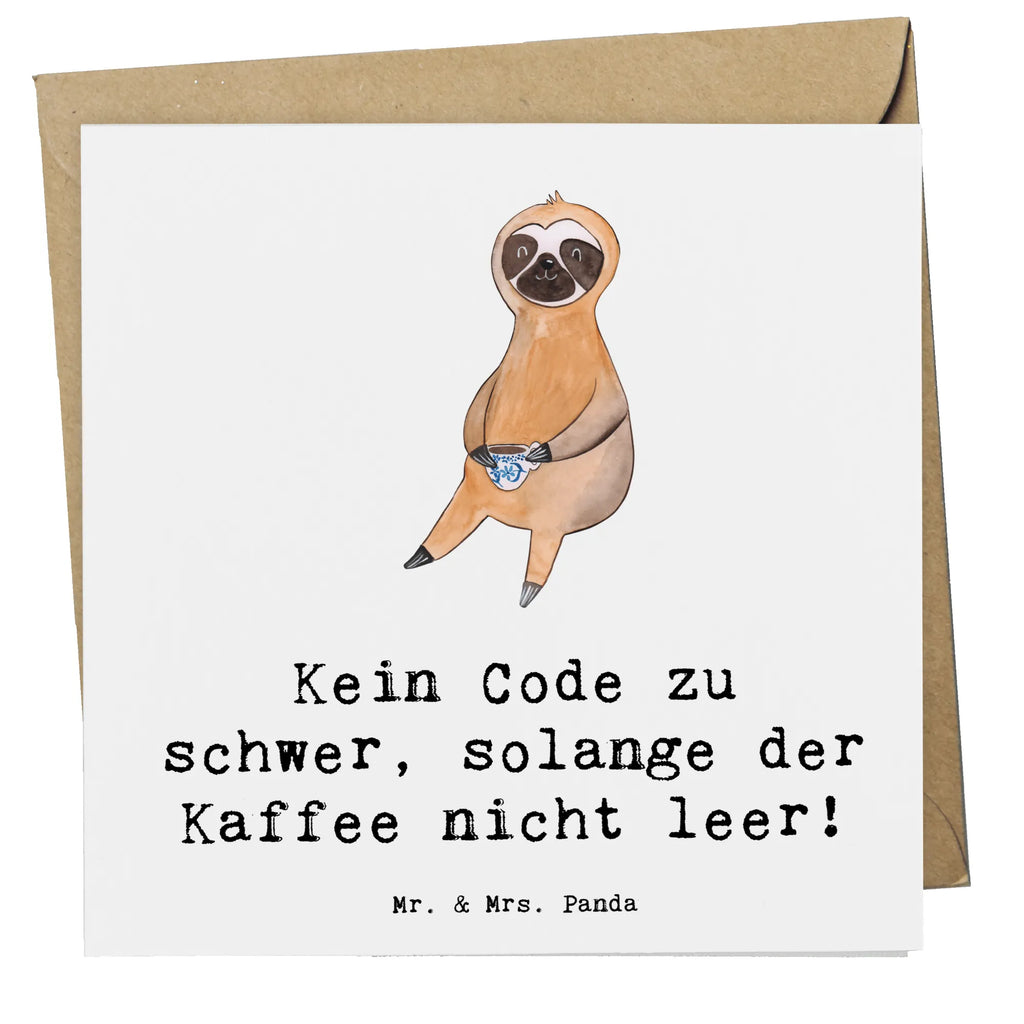 Deluxe Card Kein Code zu schwer, solange der Kaffee nicht leer! Karte, Hochwertige Grußkarte, Einladungskarte, Hochwertige Klappkarte, Glückwunschkarte, Grußkarte, Hochzeitskarte, Klappkarte, Geburtstagskarte, Beruf, Ausbildung, Jubiläum, Abschied, Rente, Kollege, Kollegin, Geschenk, Schenken, Arbeitskollege, Mitarbeiter, Firma, Danke, Dankeschön