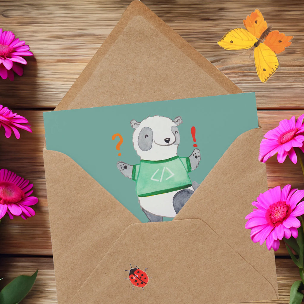 Deluxe Card Ich spreche fließend Code. Klappkarte, Hochwertige Klappkarte, Einladungskarte, Hochzeitskarte, Karte, Geburtstagskarte, Hochwertige Grußkarte, Glückwunschkarte, Grußkarte, Beruf, Ausbildung, Jubiläum, Abschied, Rente, Kollege, Kollegin, Geschenk, Schenken, Arbeitskollege, Mitarbeiter, Firma, Danke, Dankeschön