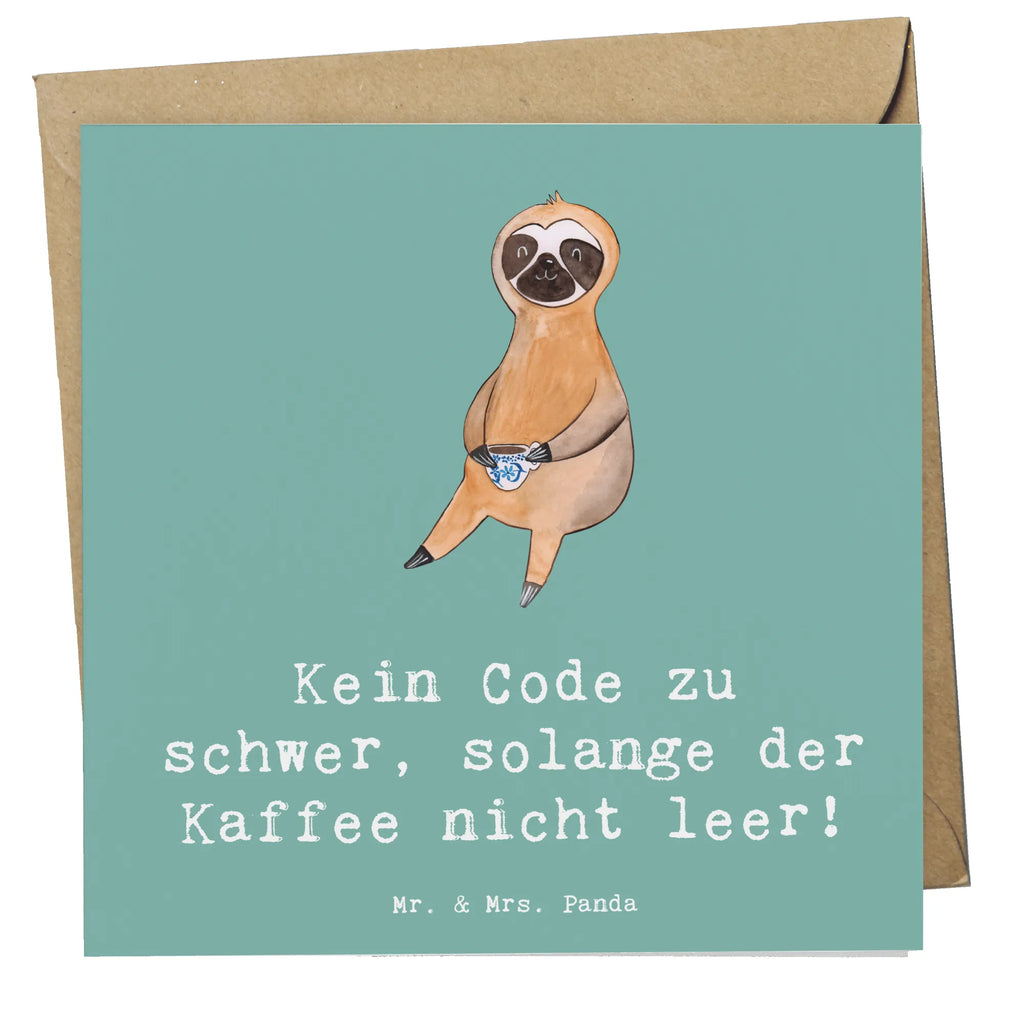 Deluxe Card Kein Code zu schwer, solange der Kaffee nicht leer! Karte, Hochwertige Grußkarte, Einladungskarte, Hochwertige Klappkarte, Glückwunschkarte, Grußkarte, Hochzeitskarte, Klappkarte, Geburtstagskarte, Beruf, Ausbildung, Jubiläum, Abschied, Rente, Kollege, Kollegin, Geschenk, Schenken, Arbeitskollege, Mitarbeiter, Firma, Danke, Dankeschön