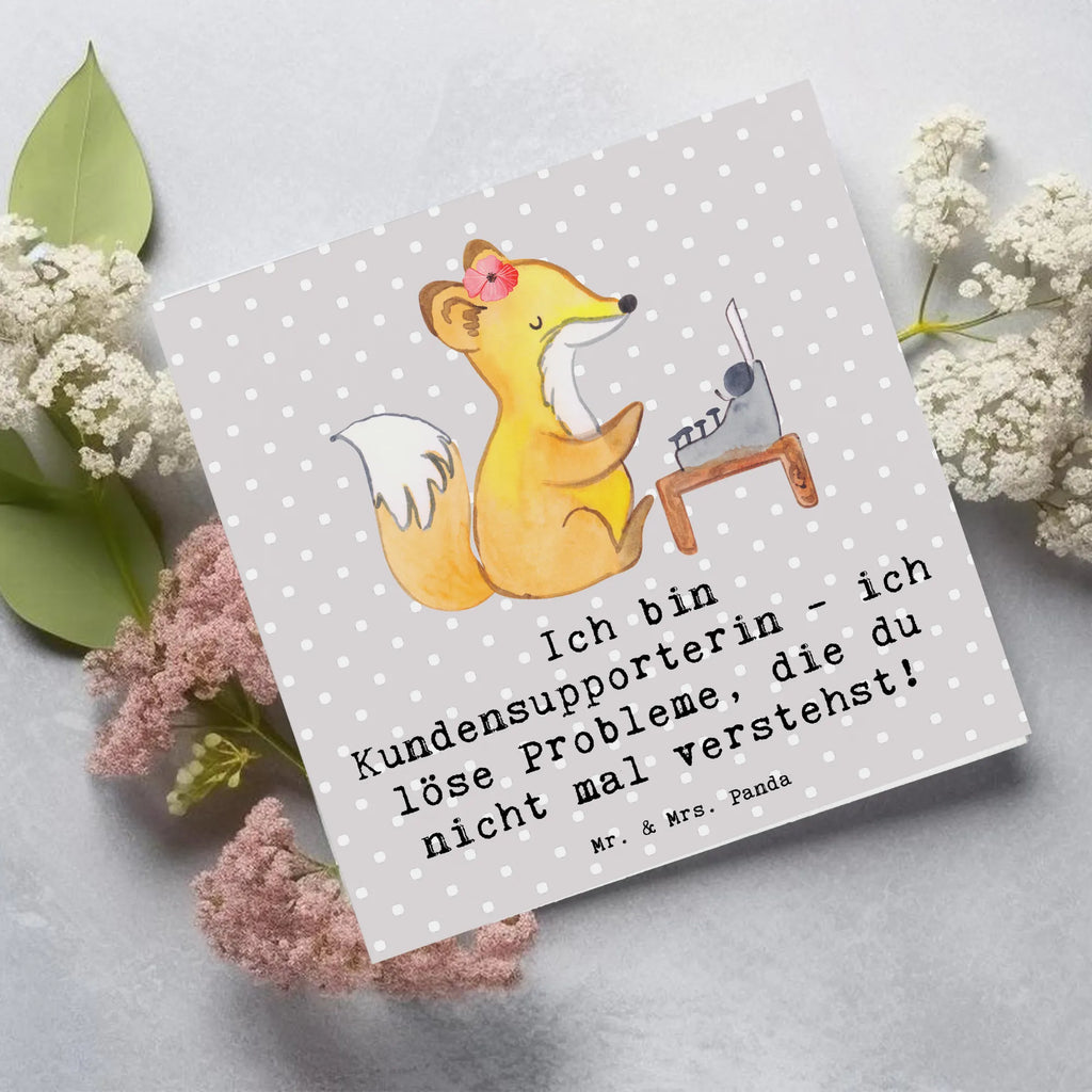 Deluxe Card Ich bin Kundensupporterin - ich löse Probleme, die du nicht mal verstehst! Geburtstagskarte, Glückwunschkarte, Karte, Hochzeitskarte, Grußkarte, Hochwertige Grußkarte, Einladungskarte, Hochwertige Klappkarte, Klappkarte, Beruf, Ausbildung, Jubiläum, Abschied, Rente, Kollege, Kollegin, Geschenk, Schenken, Arbeitskollege, Mitarbeiter, Firma, Danke, Dankeschön