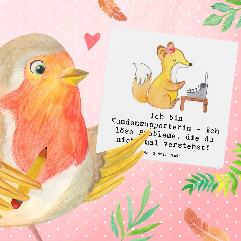 Deluxe Card Ich bin Kundensupporterin - ich löse Probleme, die du nicht mal verstehst! Geburtstagskarte, Glückwunschkarte, Karte, Hochzeitskarte, Grußkarte, Hochwertige Grußkarte, Einladungskarte, Hochwertige Klappkarte, Klappkarte, Beruf, Ausbildung, Jubiläum, Abschied, Rente, Kollege, Kollegin, Geschenk, Schenken, Arbeitskollege, Mitarbeiter, Firma, Danke, Dankeschön