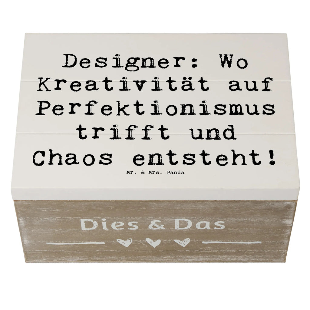 Wooden chest Saying Designer: Wo Kreativität auf Perfektionismus trifft und Chaos entsteht! Truhe, Geschenkbox, Geschenkdose, Erinnerungsbox, XXL, Schatulle, Aufbewahrungsbox, Erinnerungskiste, Schatzkiste, Dekokiste, Kiste, Holzkiste, Beruf, Ausbildung, Jubiläum, Abschied, Rente, Kollege, Kollegin, Geschenk, Schenken, Arbeitskollege, Mitarbeiter, Firma, Danke, Dankeschön