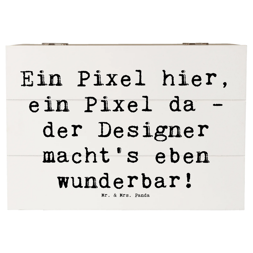 Wooden chest Saying Ein Pixel hier, ein Pixel da - der Designer macht's eben wunderbar! Geschenkdose, Holzkiste, Dekokiste, Erinnerungskiste, Aufbewahrungsbox, Kiste, Schatzkiste, Truhe, Geschenkbox, XXL, Schatulle, Erinnerungsbox, Beruf, Ausbildung, Jubiläum, Abschied, Rente, Kollege, Kollegin, Geschenk, Schenken, Arbeitskollege, Mitarbeiter, Firma, Danke, Dankeschön