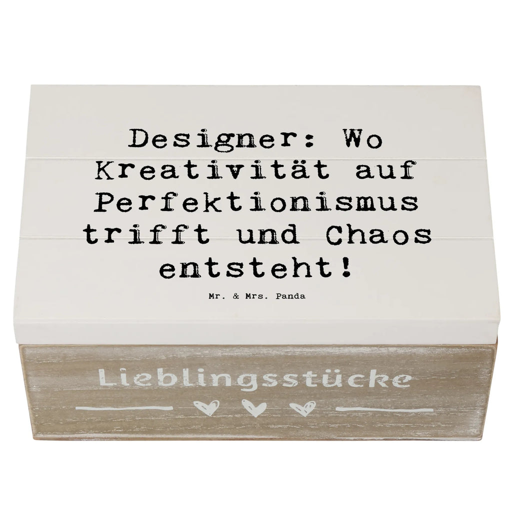 Wooden chest Saying Designer: Wo Kreativität auf Perfektionismus trifft und Chaos entsteht! Truhe, Geschenkbox, Geschenkdose, Erinnerungsbox, XXL, Schatulle, Aufbewahrungsbox, Erinnerungskiste, Schatzkiste, Dekokiste, Kiste, Holzkiste, Beruf, Ausbildung, Jubiläum, Abschied, Rente, Kollege, Kollegin, Geschenk, Schenken, Arbeitskollege, Mitarbeiter, Firma, Danke, Dankeschön