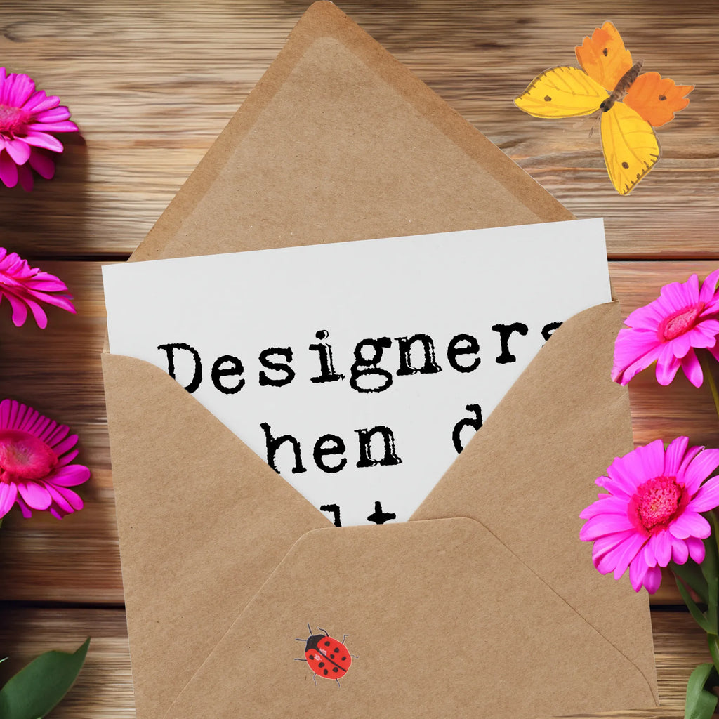 Deluxe Card Saying Designers sehen die Welt in CMYK! Glückwunschkarte, Hochzeitskarte, Grußkarte, Klappkarte, Hochwertige Grußkarte, Karte, Geburtstagskarte, Hochwertige Klappkarte, Einladungskarte, Beruf, Ausbildung, Jubiläum, Abschied, Rente, Kollege, Kollegin, Geschenk, Schenken, Arbeitskollege, Mitarbeiter, Firma, Danke, Dankeschön