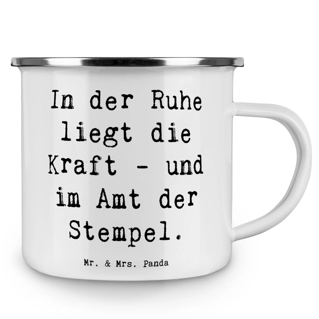 Enamel camping mug Saying In der Ruhe liegt die Kraft - und im Amt der Stempel. Campingtassen, Emaille Tasse Camping, Camping Becher Edelstahl, Outdoor Tasse, Tasse Emaille, Tasse Camping, Emaille Tassen, Emaille Becher, Campingbecher, Kaffee Blechtasse, Metall Tasse, Emaille Trinkbecher, Camping Tasse Metall, Metalltasse, Emailletasse, Blechtasse Outdoor, Emaille Tasse, Emaille Campingbecher, Camping Tassen Emaille, Edelstahl Trinkbecher, Camping Tasse Emaille, Camping Tassen, Blechtassen, Trinkbecher, Outdoor Becher, Camping Becher, Campingtasse, Blechtasse, Metalltasse für Camping, Emaille Becher Camping, Beruf, Ausbildung, Jubiläum, Abschied, Rente, Kollege, Kollegin, Geschenk, Schenken, Arbeitskollege, Mitarbeiter, Firma, Danke, Dankeschön