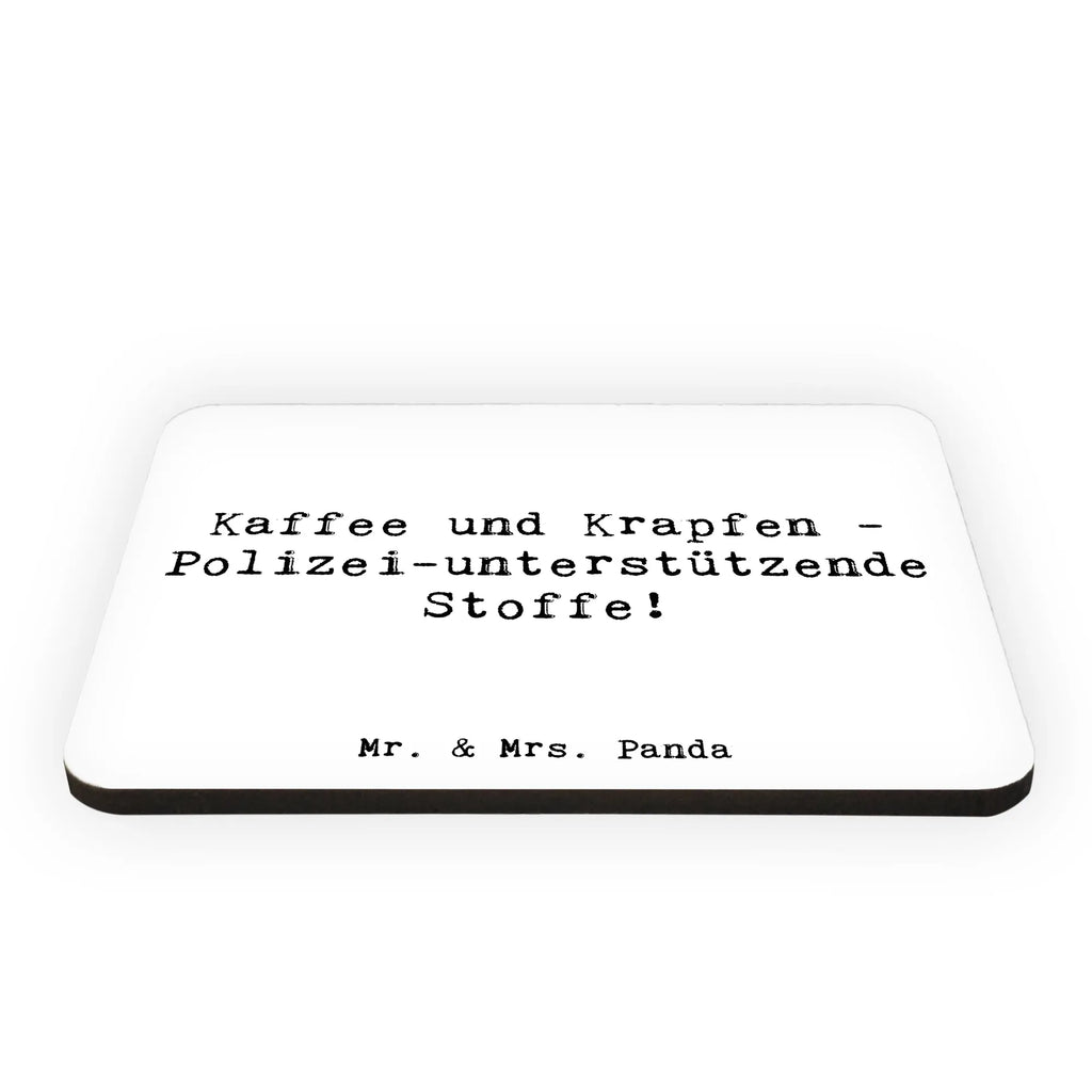 Magnet Saying Kaffee und Krapfen - Polizei-unterstützende Stoffe! Motivmagnete, Whiteboard Magnet, Kühlschrankmagnet, Notiz Magnet, Souvenir Magnet, Kühlschrank Dekoration, Dekomagnet, Pinnwandmagnet, Beruf, Ausbildung, Jubiläum, Abschied, Rente, Kollege, Kollegin, Geschenk, Schenken, Arbeitskollege, Mitarbeiter, Firma, Danke, Dankeschön