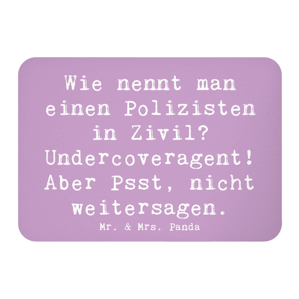 Magnet Saying Wie nennt man einen Polizisten in Zivil? Undercoveragent! Aber Psst, nicht weitersagen. Motivmagnete, Whiteboard Magnet, Souvenir Magnet, Pinnwandmagnet, Notiz Magnet, Kühlschrankmagnet, Kühlschrank Dekoration, Dekomagnet, Beruf, Ausbildung, Jubiläum, Abschied, Rente, Kollege, Kollegin, Geschenk, Schenken, Arbeitskollege, Mitarbeiter, Firma, Danke, Dankeschön