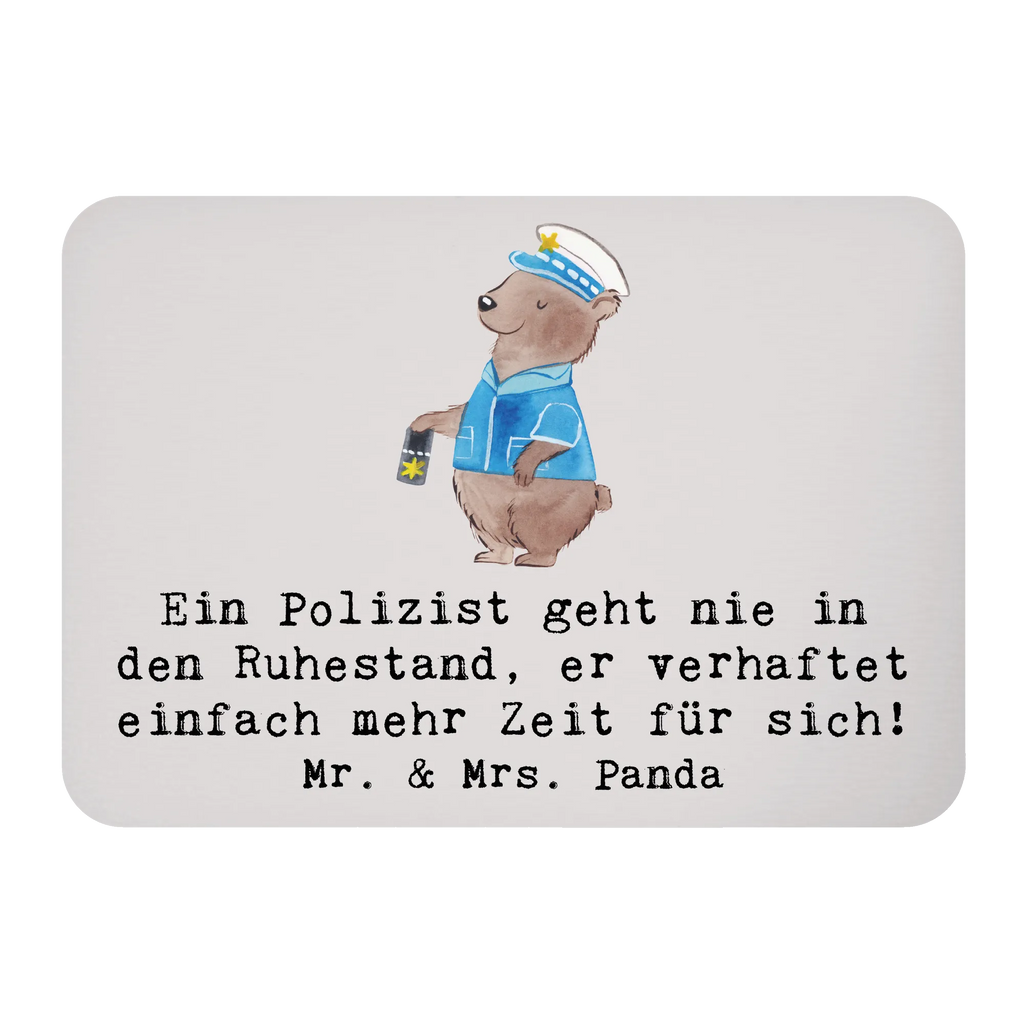 Magnet Ein Polizist geht nie in den Ruhestand, er verhaftet einfach mehr Zeit für sich! Motivmagnete, Kühlschrank Dekoration, Kühlschrankmagnet, Dekomagnet, Pinnwandmagnet, Whiteboard Magnet, Notiz Magnet, Souvenir Magnet, Beruf, Ausbildung, Jubiläum, Abschied, Rente, Kollege, Kollegin, Geschenk, Schenken, Arbeitskollege, Mitarbeiter, Firma, Danke, Dankeschön