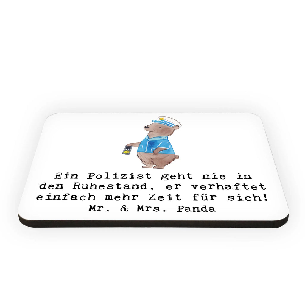 Magnet Ein Polizist geht nie in den Ruhestand, er verhaftet einfach mehr Zeit für sich! Motivmagnete, Kühlschrank Dekoration, Kühlschrankmagnet, Dekomagnet, Pinnwandmagnet, Whiteboard Magnet, Notiz Magnet, Souvenir Magnet, Beruf, Ausbildung, Jubiläum, Abschied, Rente, Kollege, Kollegin, Geschenk, Schenken, Arbeitskollege, Mitarbeiter, Firma, Danke, Dankeschön