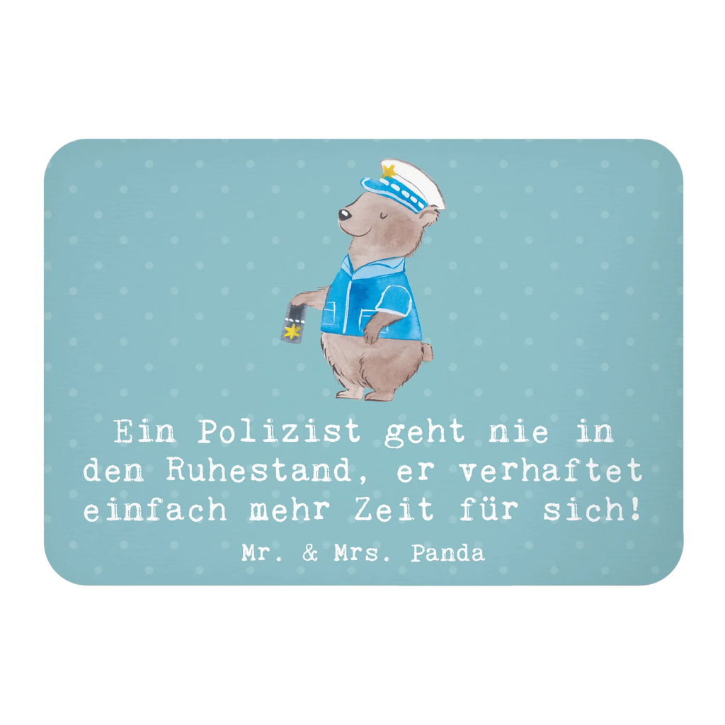 Magnet Ein Polizist geht nie in den Ruhestand, er verhaftet einfach mehr Zeit für sich! Motivmagnete, Kühlschrank Dekoration, Kühlschrankmagnet, Dekomagnet, Pinnwandmagnet, Whiteboard Magnet, Notiz Magnet, Souvenir Magnet, Beruf, Ausbildung, Jubiläum, Abschied, Rente, Kollege, Kollegin, Geschenk, Schenken, Arbeitskollege, Mitarbeiter, Firma, Danke, Dankeschön