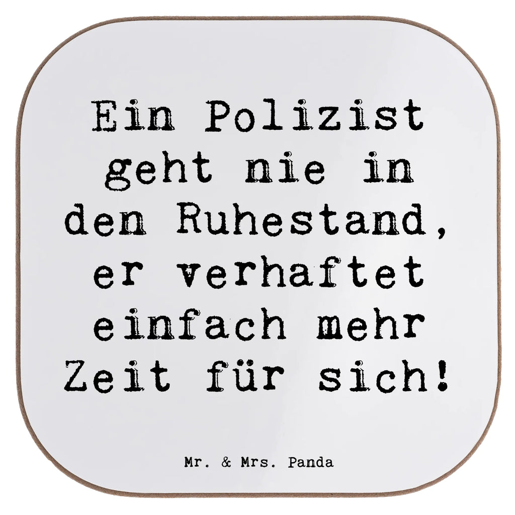 Square coaster Saying Ein Polizist geht nie in den Ruhestand, er verhaftet einfach mehr Zeit für sich! deko untersetzer, bieruntersetzer, Untersetzer Kaffee, garten untersetzer, grill untersetzer, Tischuntersetzer, Tassen Untersetzer, Untersetzer für Gläser, Tassenuntersetzer, Baruntersetzer, Untersetzer Tee, Getränkeuntersetzer, Untersetzer Glas, Teeuntersetzer, Glasuntersetzer, weinflaschenuntersetzer, Coaster, bar untersetzer, Flaschenuntersetzer, weinuntersetzer, Untersetzer Gläser, weinglasuntersetzer, Holzuntersetzer, Untersetzer Tasse, eckiger untersetzer, Tischschoner, esstisch untersetzer, Kaffeeuntersetzer, party untersetzer, Design Untersetzer, gläseruntersetzer, Quadratischer Untersetzer, Untersetzer Quadratisch, Becheruntersetzer, Untersetzer, schutzuntersetzer, unterleger, hartfaser untersetzer, hartfaseruntersetzer, Abschied, Jubiläum, Geschenk, Ausbildung, Kollege, Rente, Firma, Mitarbeiter, Arbeitskollege, Kollegin, Schenken, Danke, Dankeschön, Beruf