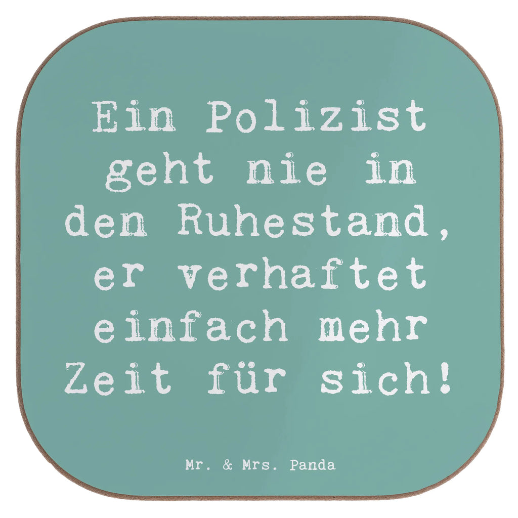 Square coaster Saying Ein Polizist geht nie in den Ruhestand, er verhaftet einfach mehr Zeit für sich! deko untersetzer, bieruntersetzer, Untersetzer Kaffee, garten untersetzer, grill untersetzer, Tischuntersetzer, Tassen Untersetzer, Untersetzer für Gläser, Tassenuntersetzer, Baruntersetzer, Untersetzer Tee, Getränkeuntersetzer, Untersetzer Glas, Teeuntersetzer, Glasuntersetzer, weinflaschenuntersetzer, Coaster, bar untersetzer, Flaschenuntersetzer, weinuntersetzer, Untersetzer Gläser, weinglasuntersetzer, Holzuntersetzer, Untersetzer Tasse, eckiger untersetzer, Tischschoner, esstisch untersetzer, Kaffeeuntersetzer, party untersetzer, Design Untersetzer, gläseruntersetzer, Quadratischer Untersetzer, Untersetzer Quadratisch, Becheruntersetzer, Untersetzer, schutzuntersetzer, unterleger, hartfaser untersetzer, hartfaseruntersetzer, Abschied, Jubiläum, Geschenk, Ausbildung, Kollege, Rente, Firma, Mitarbeiter, Arbeitskollege, Kollegin, Schenken, Danke, Dankeschön, Beruf
