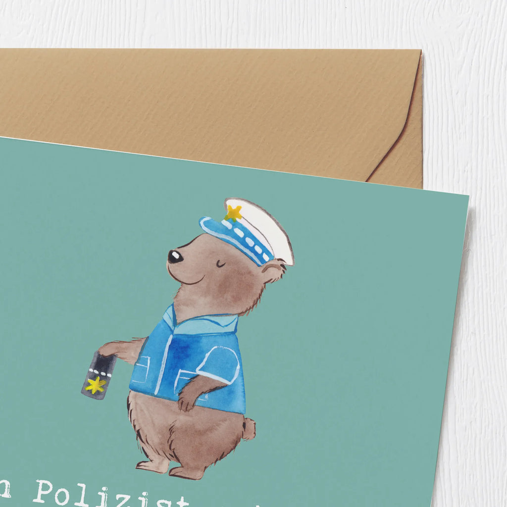 Deluxe Card Ein Polizist geht nie in den Ruhestand, er verhaftet einfach mehr Zeit für sich! Klappkarte, Grußkarte, Hochwertige Grußkarte, Karte, Hochwertige Klappkarte, Glückwunschkarte, Hochzeitskarte, Geburtstagskarte, Einladungskarte, Beruf, Ausbildung, Jubiläum, Abschied, Rente, Kollege, Kollegin, Geschenk, Schenken, Arbeitskollege, Mitarbeiter, Firma, Danke, Dankeschön