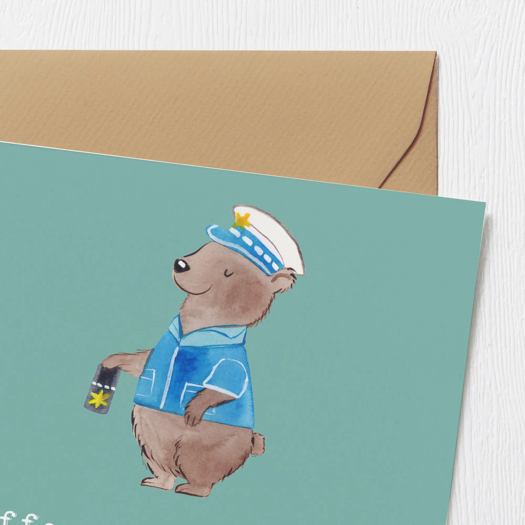 Deluxe Card Kaffee und Krapfen - Polizei-unterstützende Stoffe! Hochzeitskarte, Klappkarte, Geburtstagskarte, Hochwertige Klappkarte, Einladungskarte, Hochwertige Grußkarte, Grußkarte, Glückwunschkarte, Karte, Beruf, Ausbildung, Jubiläum, Abschied, Rente, Kollege, Kollegin, Geschenk, Schenken, Arbeitskollege, Mitarbeiter, Firma, Danke, Dankeschön