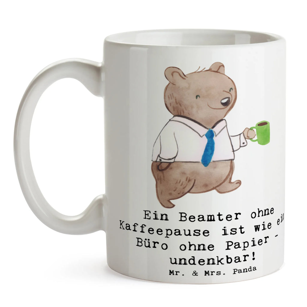 Tasse Beamter Kaffeepause Teetasse, Tasse mit Motiven, Tasse mit Zitaten, Geschenktasse, Porzellantasse, Bürotasse, Kaffeetasse, Tasse, Keramiktasse, Beruf, Ausbildung, Jubiläum, Abschied, Rente, Kollege, Kollegin, Geschenk, Schenken, Arbeitskollege, Mitarbeiter, Firma, Danke, Dankeschön