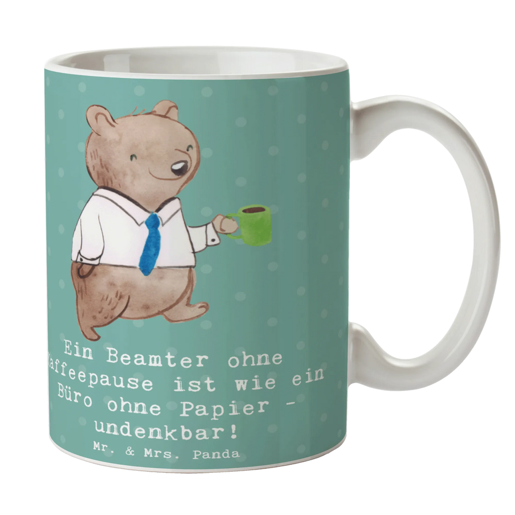 Tasse Beamter Kaffeepause Teetasse, Tasse mit Motiven, Tasse mit Zitaten, Geschenktasse, Porzellantasse, Bürotasse, Kaffeetasse, Tasse, Keramiktasse, Beruf, Ausbildung, Jubiläum, Abschied, Rente, Kollege, Kollegin, Geschenk, Schenken, Arbeitskollege, Mitarbeiter, Firma, Danke, Dankeschön