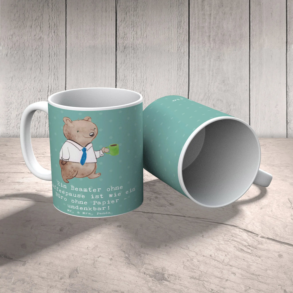 Tasse Beamter Kaffeepause Teetasse, Tasse mit Motiven, Tasse mit Zitaten, Geschenktasse, Porzellantasse, Bürotasse, Kaffeetasse, Tasse, Keramiktasse, Beruf, Ausbildung, Jubiläum, Abschied, Rente, Kollege, Kollegin, Geschenk, Schenken, Arbeitskollege, Mitarbeiter, Firma, Danke, Dankeschön