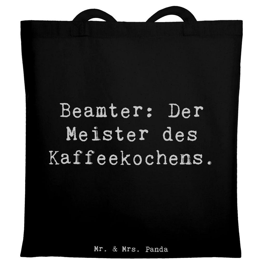 Tote bag Saying Beamter: Der Meister des Kaffeekochens. Stofftasche, Stoffbeutel, Shopper, Strandtasche, Jutetasche, Umhängetasche, Beutel, Laptoptasche, Tasche, Jutebeutel, Einkaufstasche, Badetasche, Einkaufstüte, Tragetasche, Schultertasche, Beuteltasche, Beruf, Ausbildung, Jubiläum, Abschied, Rente, Kollege, Kollegin, Geschenk, Schenken, Arbeitskollege, Mitarbeiter, Firma, Danke, Dankeschön